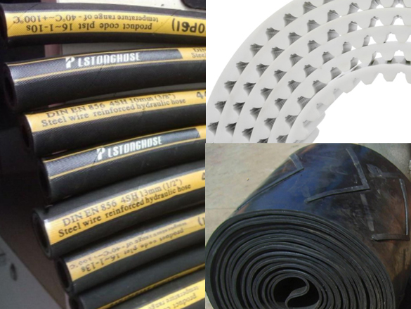 膠管、膠帶、輸送帶